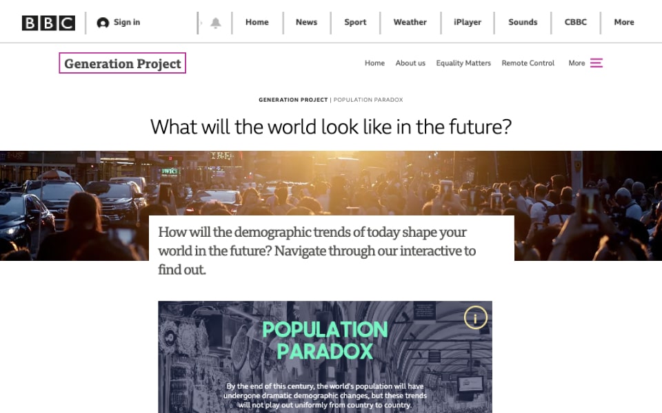 bbc population paradox coverage